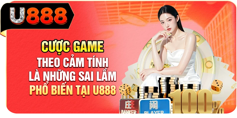 Cược game theo cảm tính là những sai lầm phổ biến tại U888