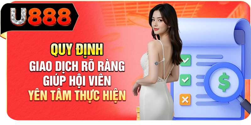 Quy định giao dịch rõ ràng giúp hội viên yên tâm thực hiện