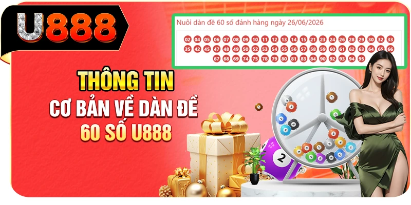 Thông tin cơ bản về dàn đề 60 số U888
